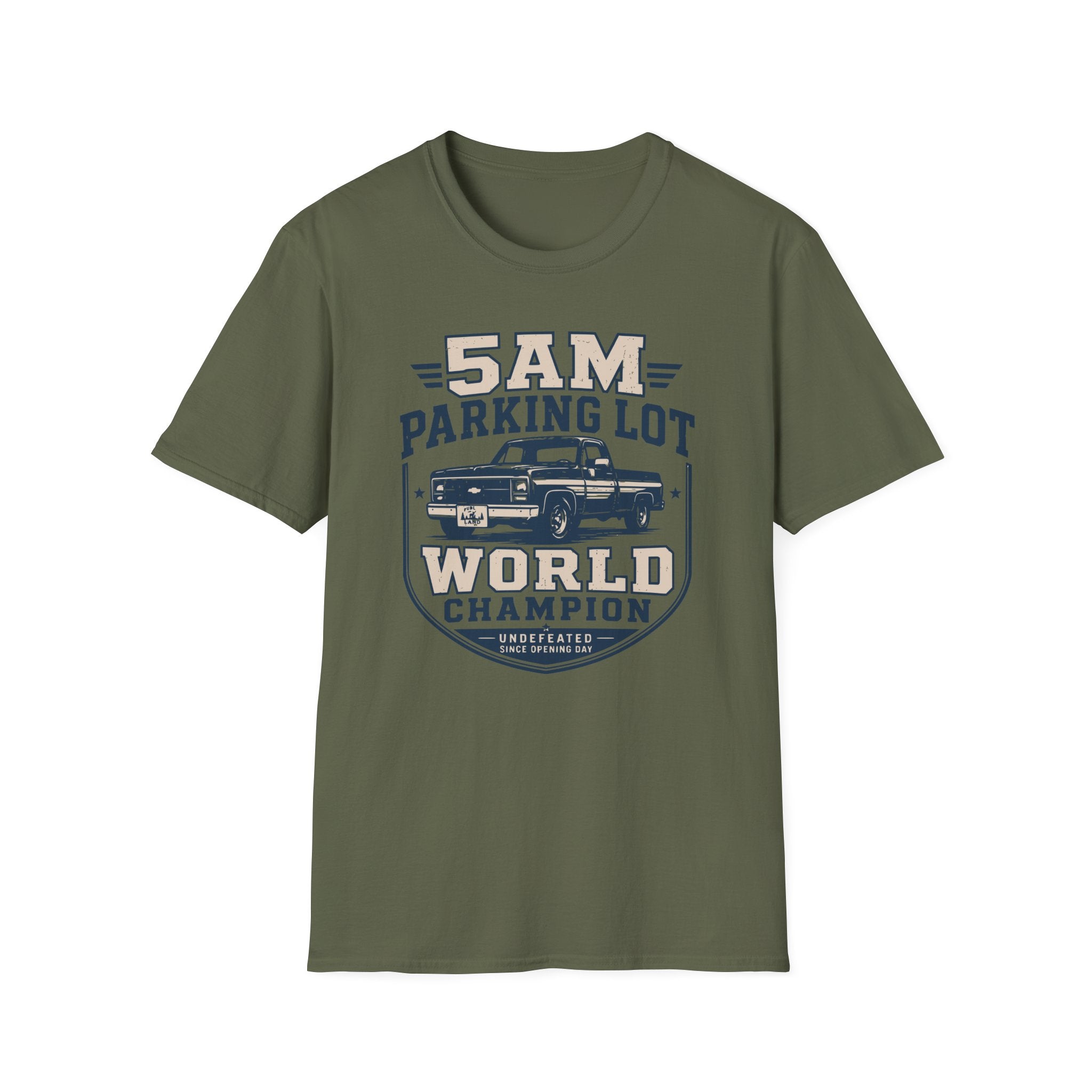 5 A.M Parking Lot World Champ‑Shirt
