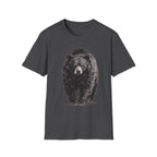 Black Bear Walking Charcoal‑Shirt