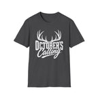 October's Calling Antlers T‑Shirt