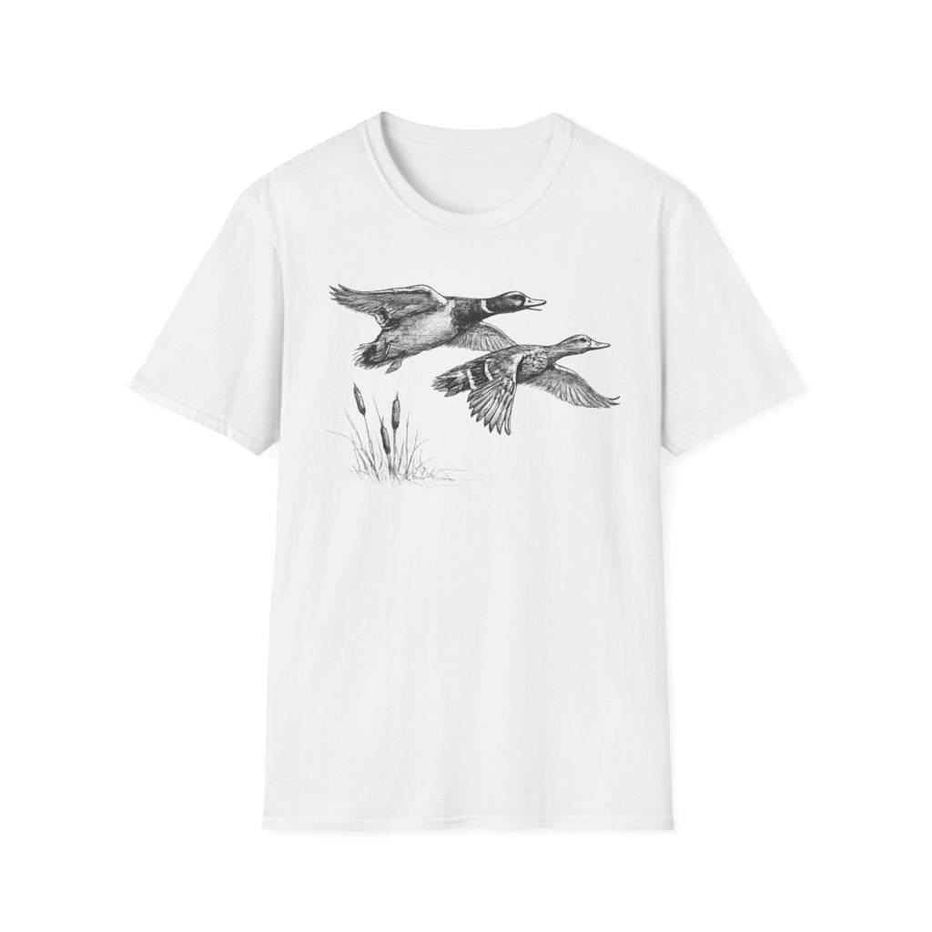 Ducks Flying Charcoal T‑Shirt