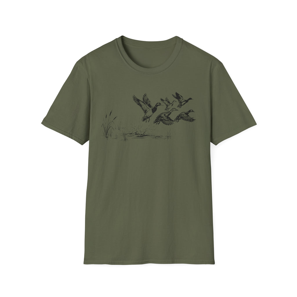 Ducks Flushing Sketch T-Shirt