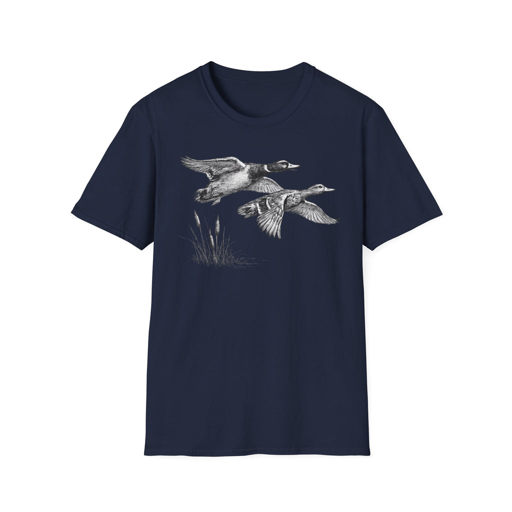 Ducks Flying Charcoal T‑Shirt