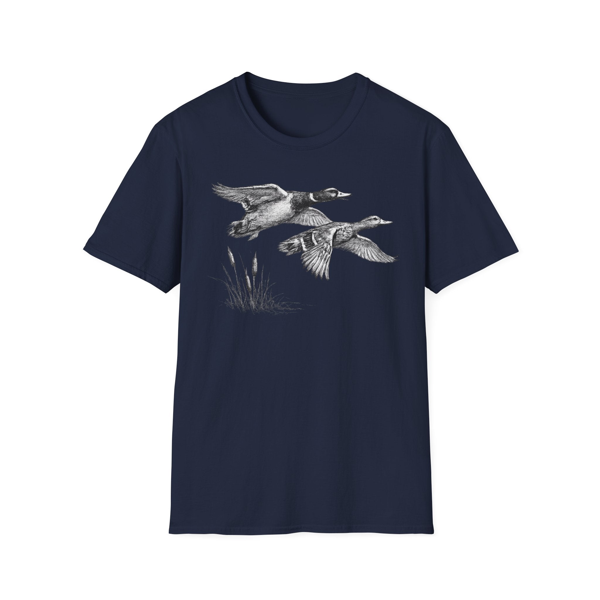 Ducks Flying Charcoal T‑Shirt