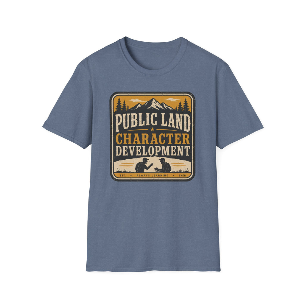 Public Land Character Development T‑Shirt