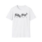Buck Trailing Doe Charcoal T‑Shirt
