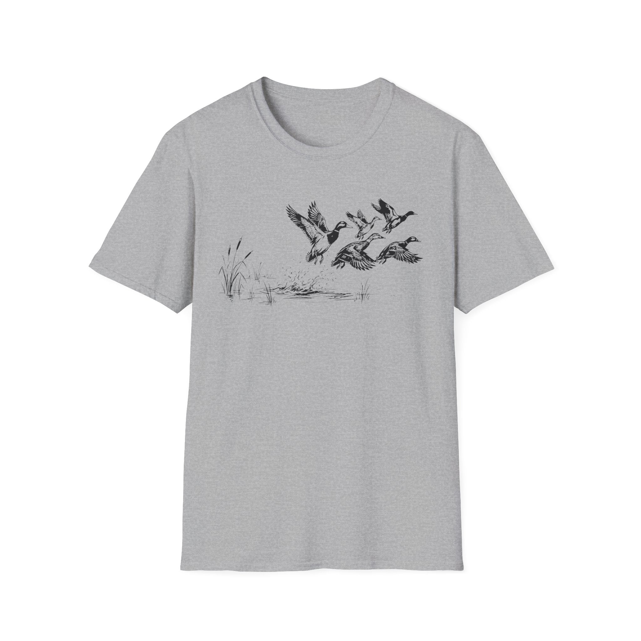 Ducks Flushing Sketch T-Shirt
