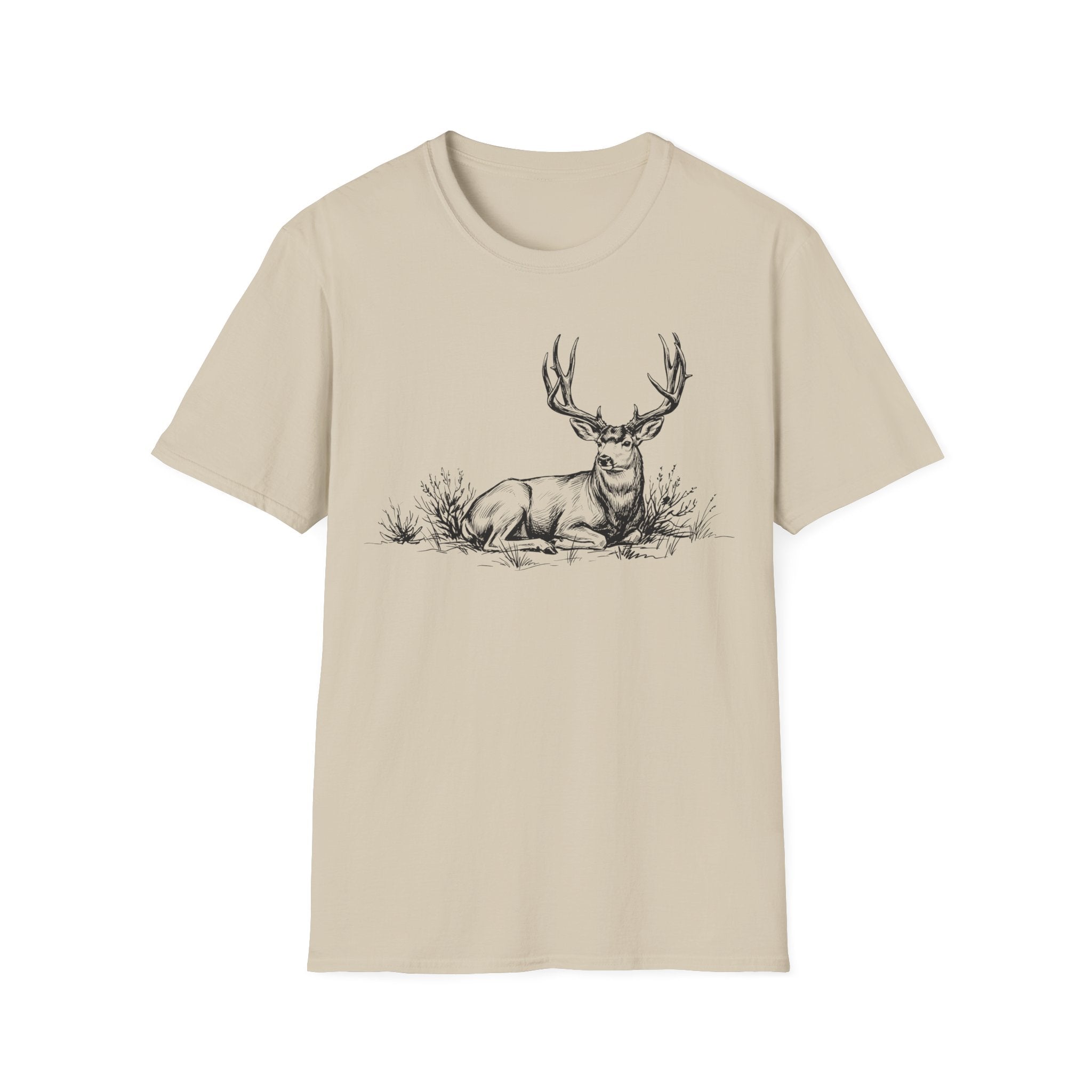 Mule Deer Sketch T-Shirt