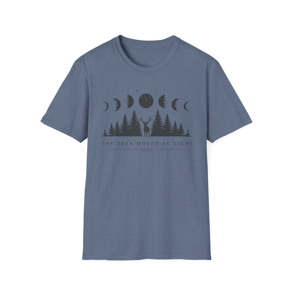 Deer Moved At Night T‑Shirt