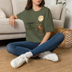 He Thinks I'm Moonlighting T‑Shirt