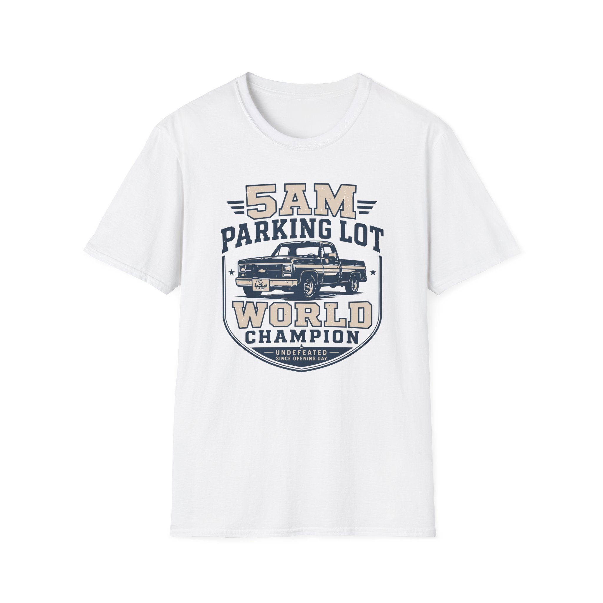 5 A.M Parking Lot World Champ‑Shirt