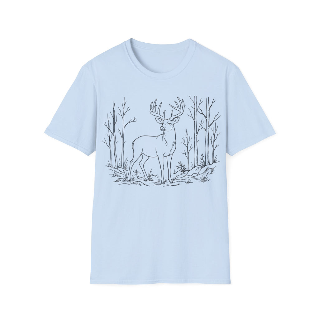 Whitetail Buck Sketch T-Shirt