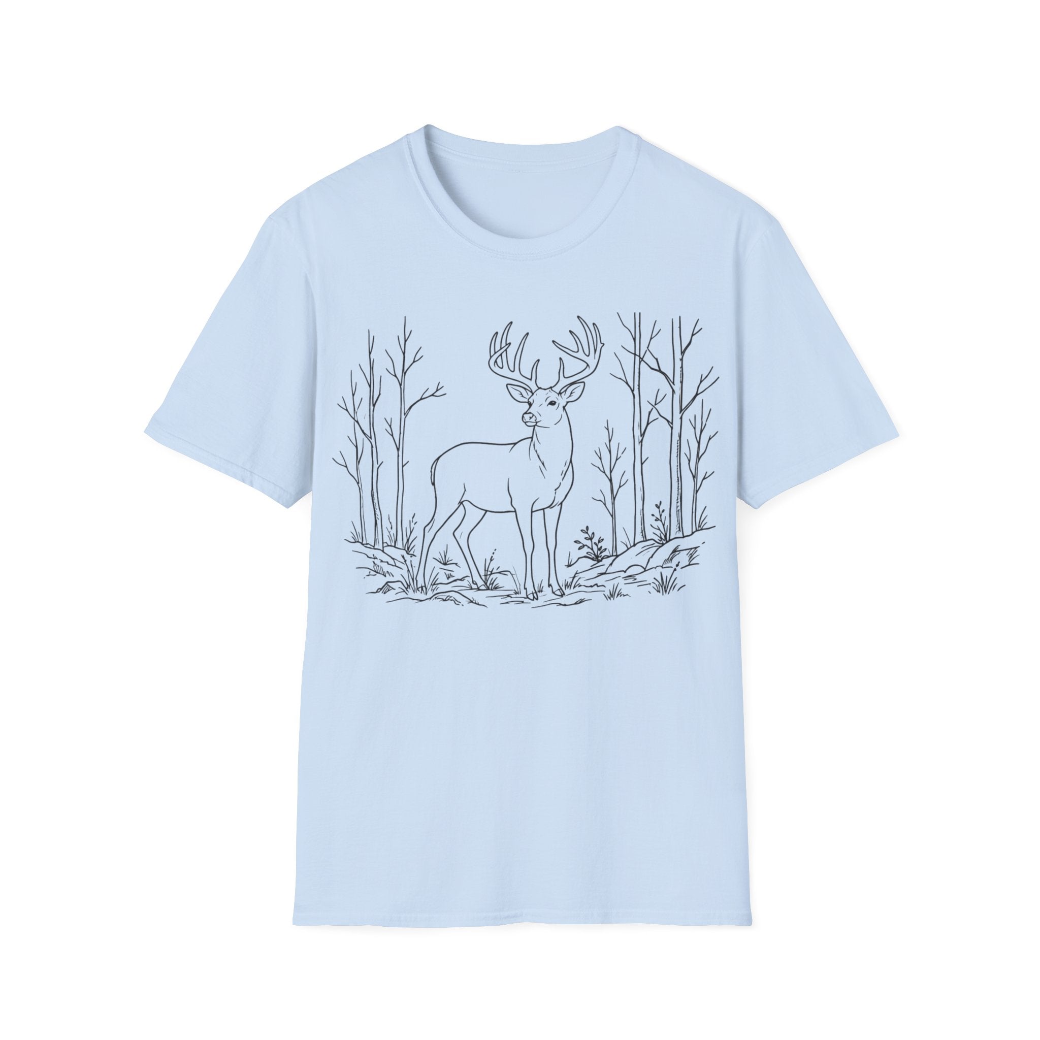 Whitetail Buck Sketch T-Shirt