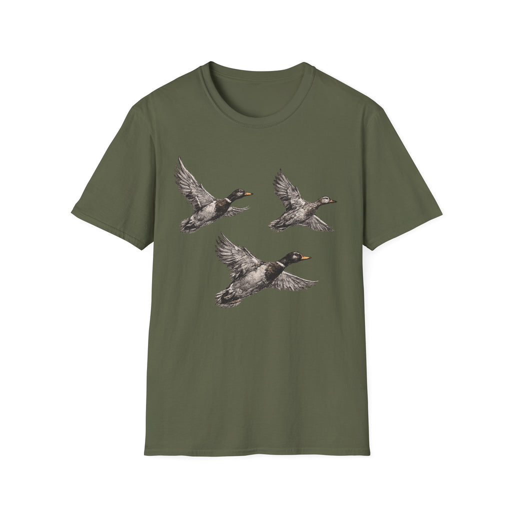 3 Ducks Charcoal T‑Shirt