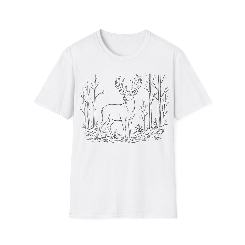 Whitetail Buck Sketch T-Shirt