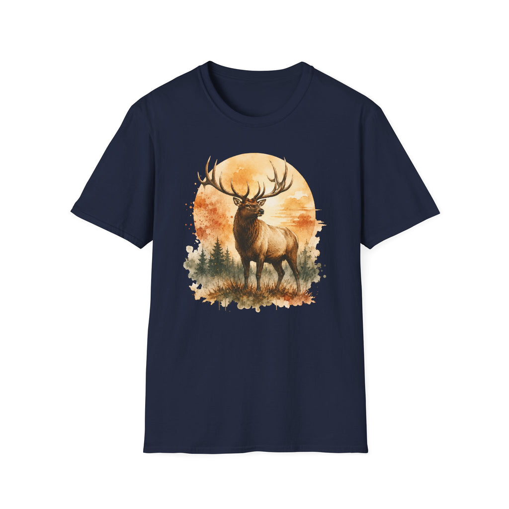 Elk Watercolor T‑Shirt