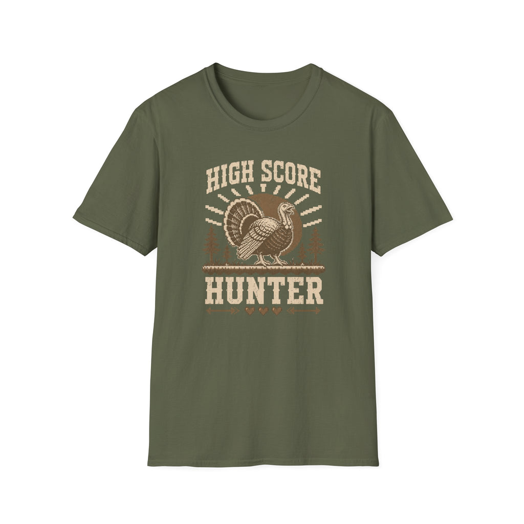 High Score Hunter Turkey T‑Shirt
