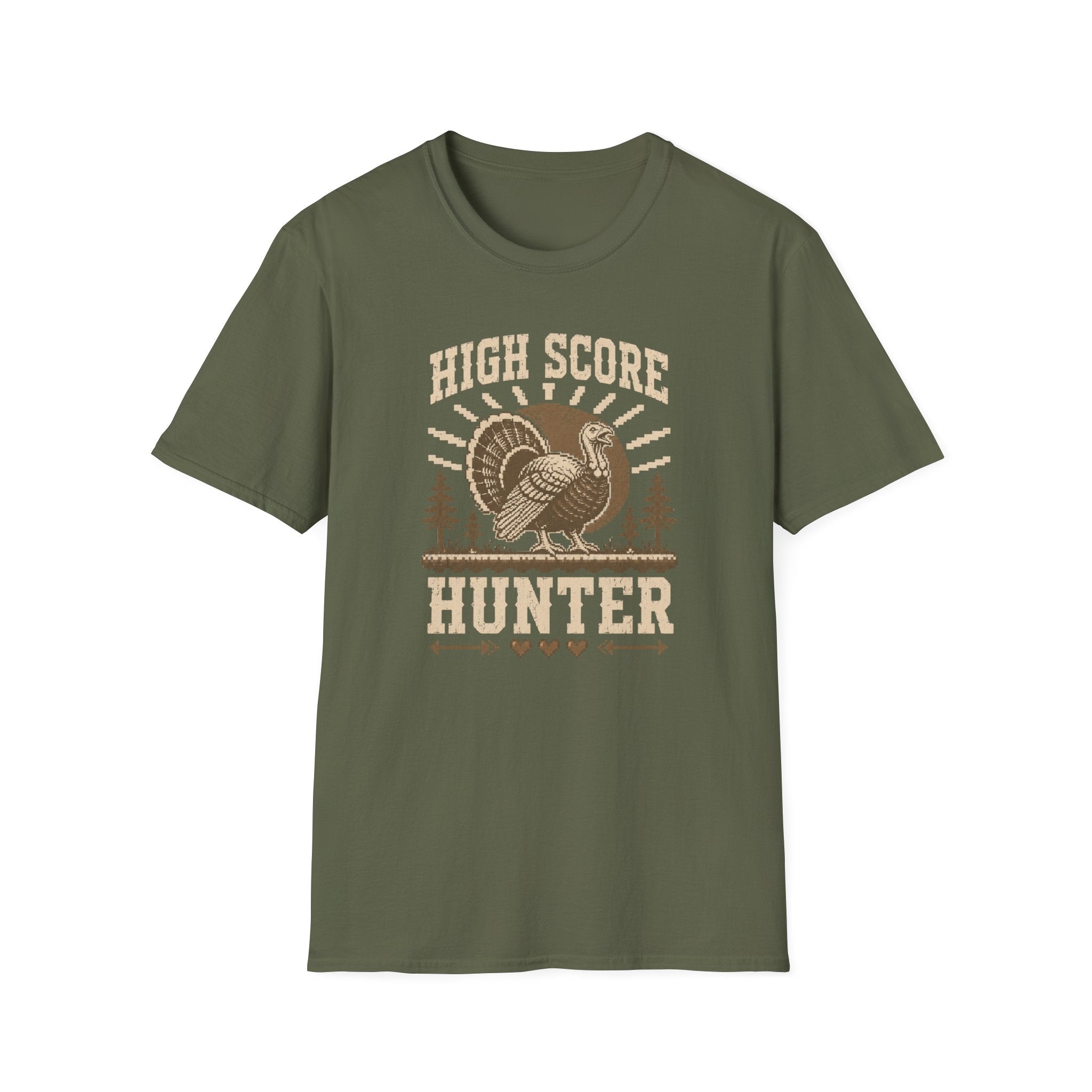 High Score Hunter Turkey T‑Shirt