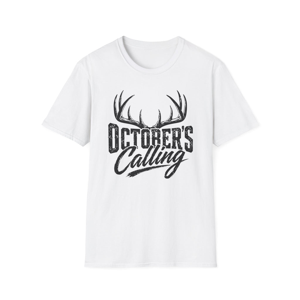 October's Calling Antlers T‑Shirt