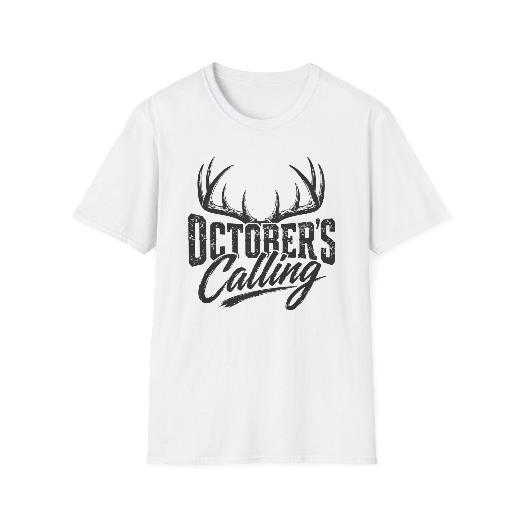 October's Calling Antlers T‑Shirt