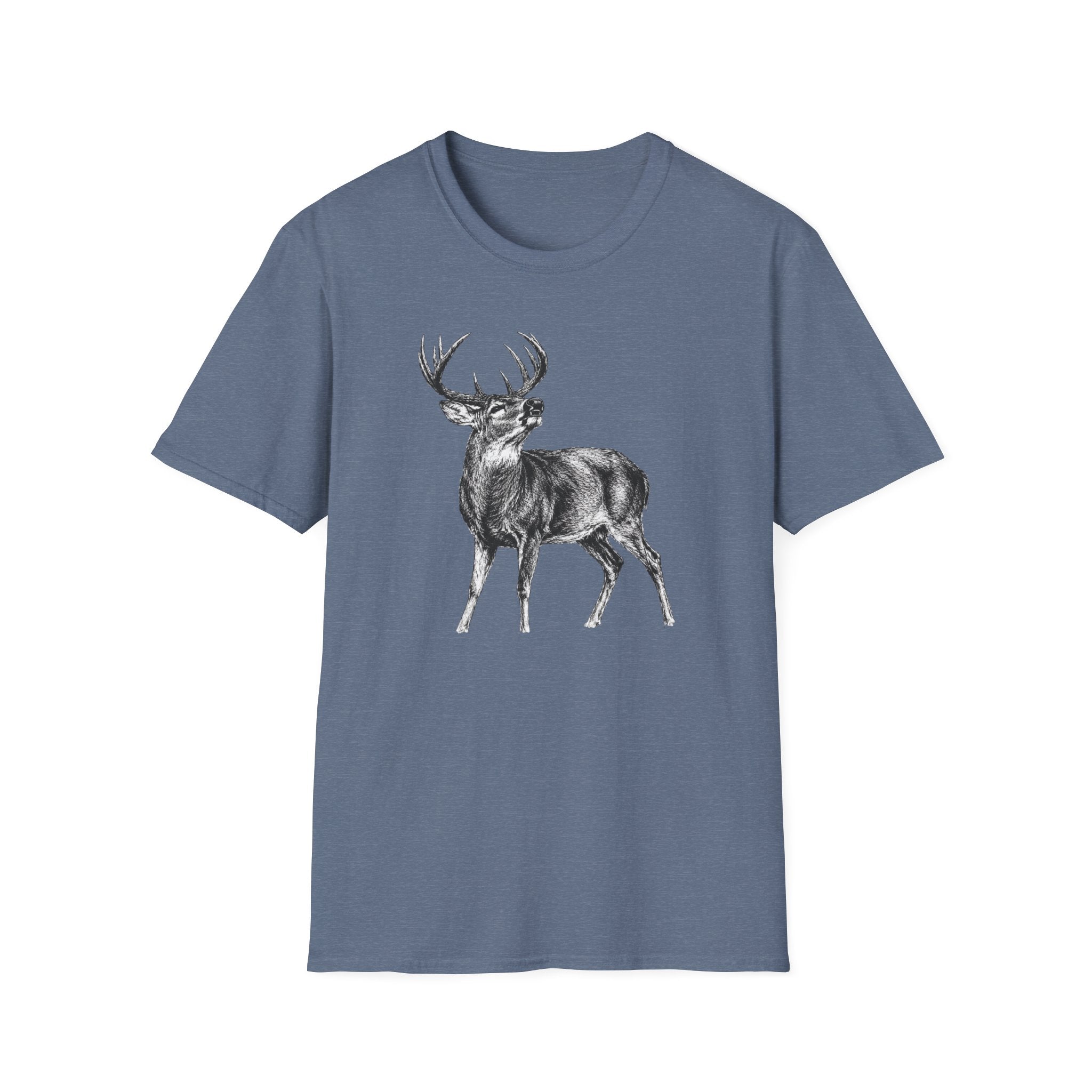Buck Lip Curl Charcoal‑Shirt