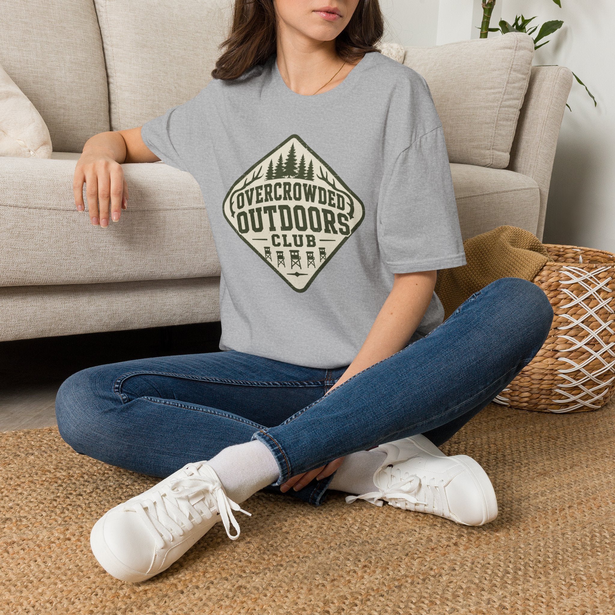 Overcrowded Outdoors Club T‑Shirt