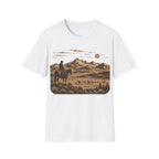 Cowboy Mountain Scene T‑Shirt