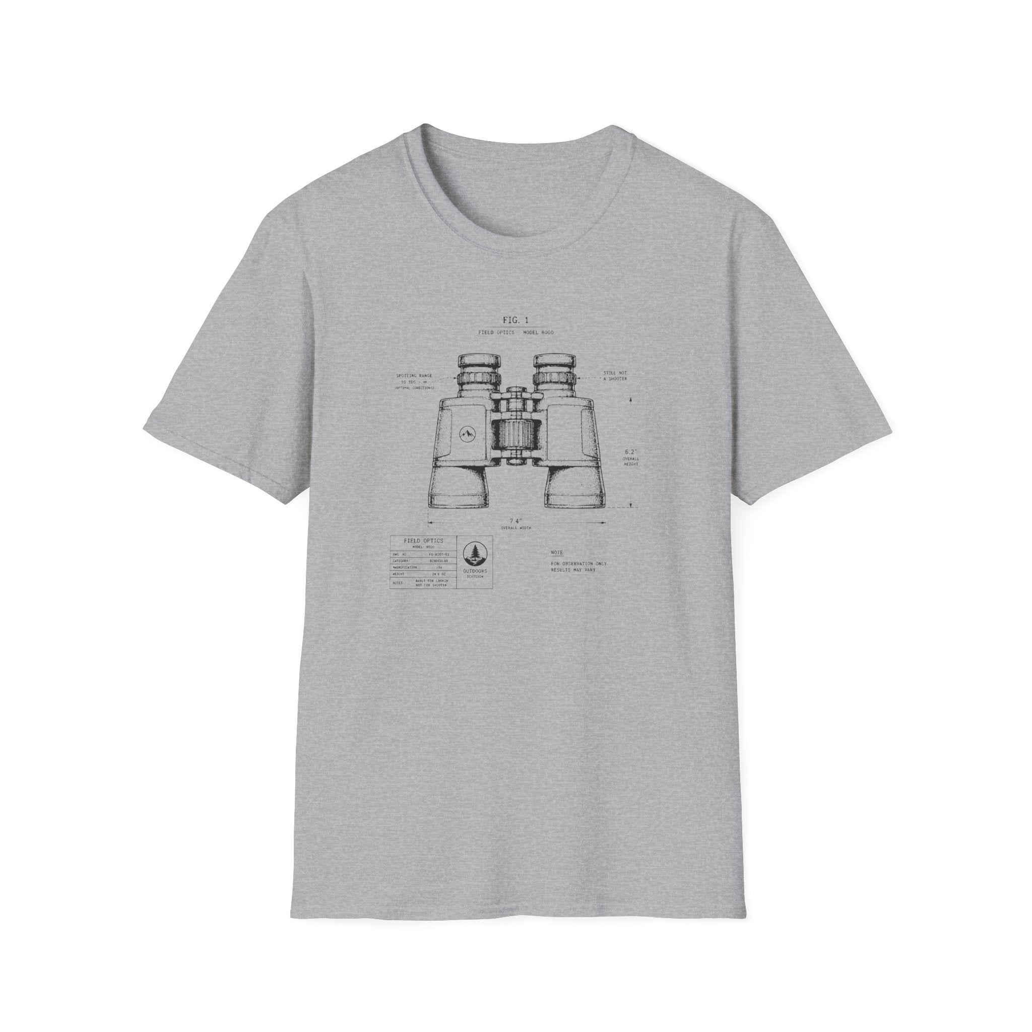 Binocular Blueprint T-Shirt