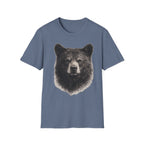 Bear Head Charcoal T‑Shirt