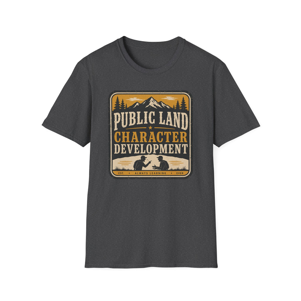 Public Land Character Development T‑Shirt