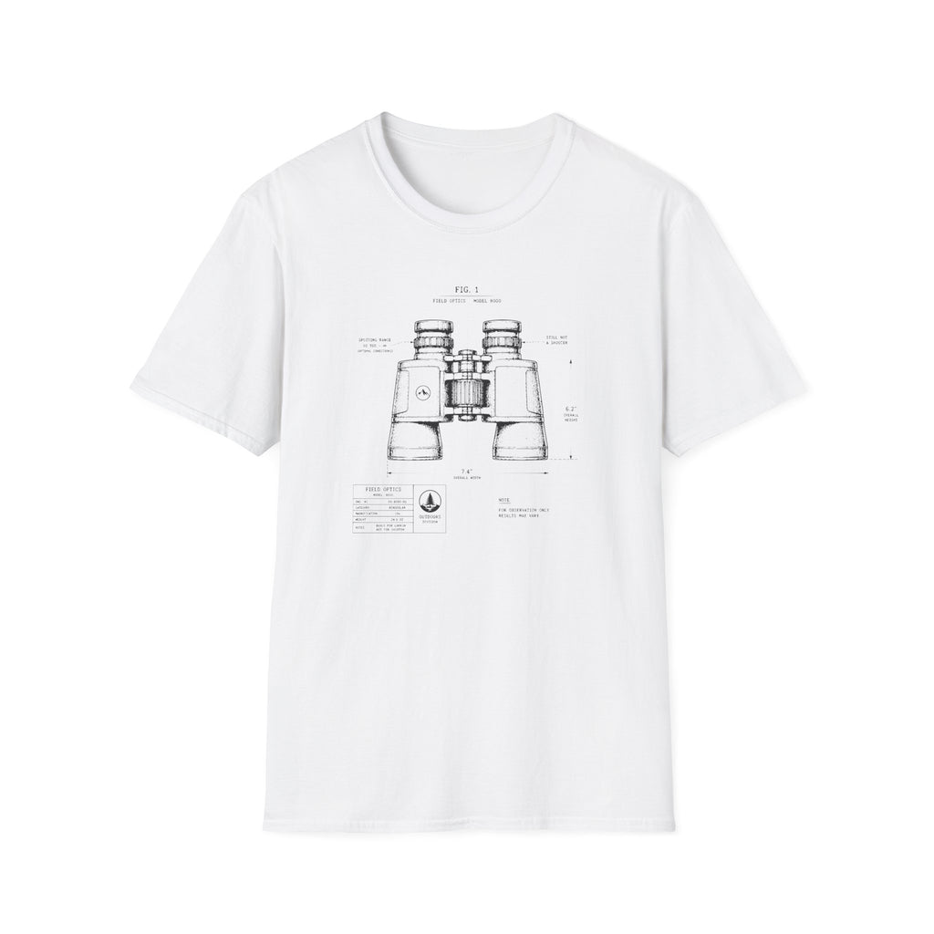 Binocular Blueprint T-Shirt