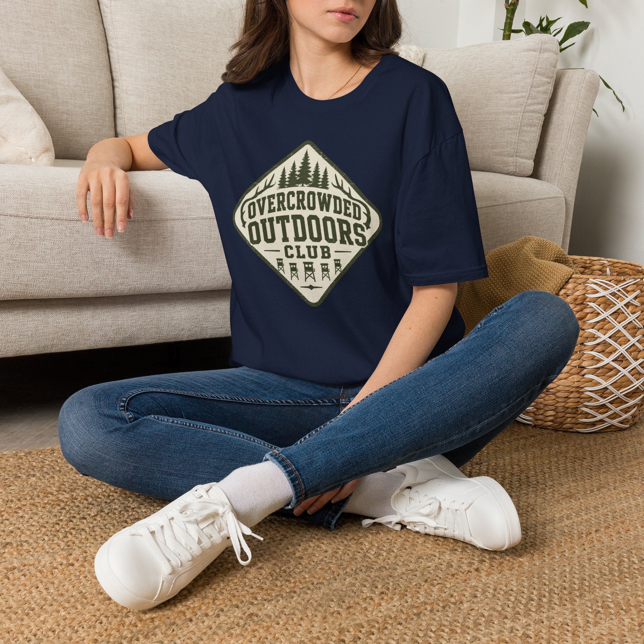 Overcrowded Outdoors Club T‑Shirt