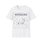 Whitetail Buck Schematic T-Shirt