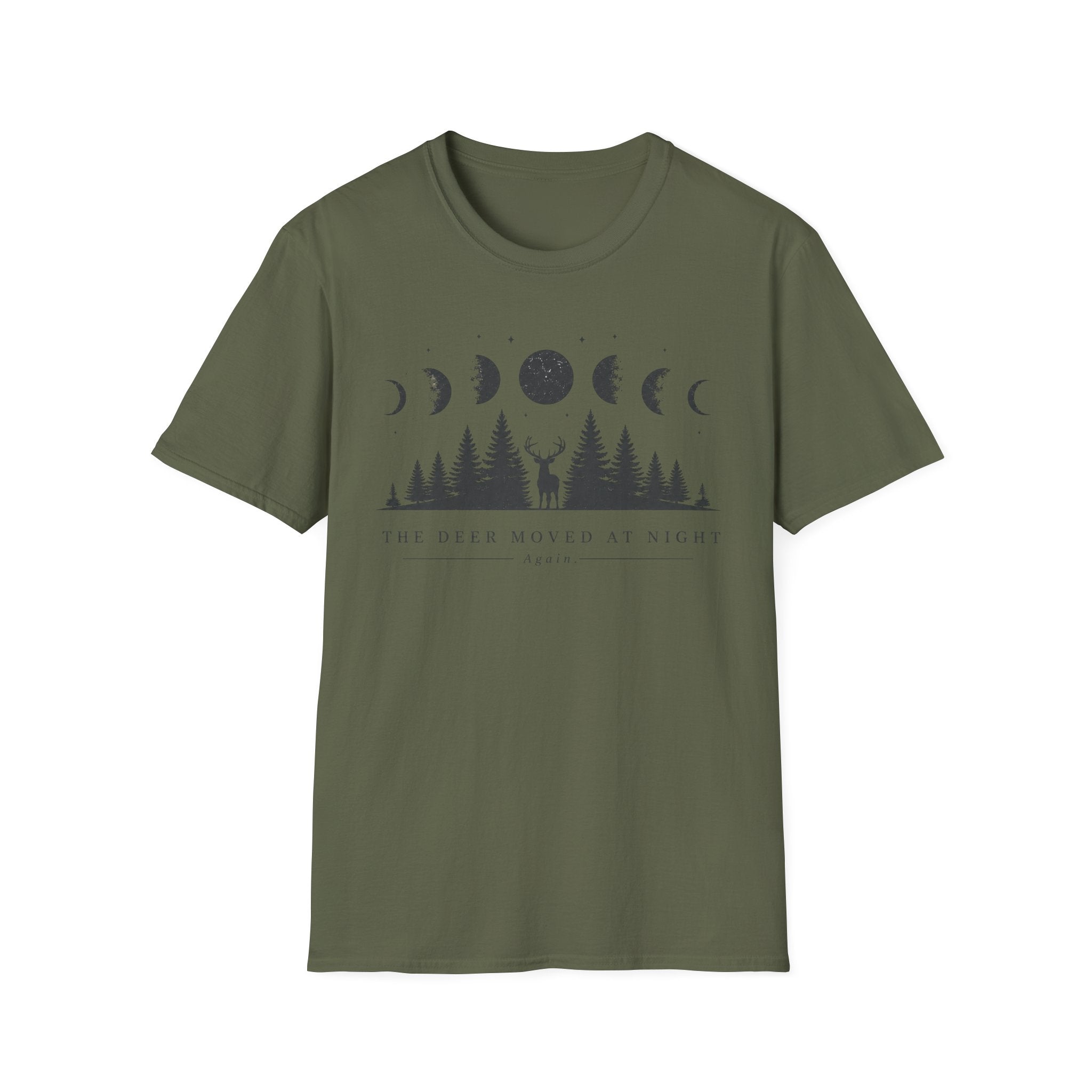 Deer Moved At Night T‑Shirt