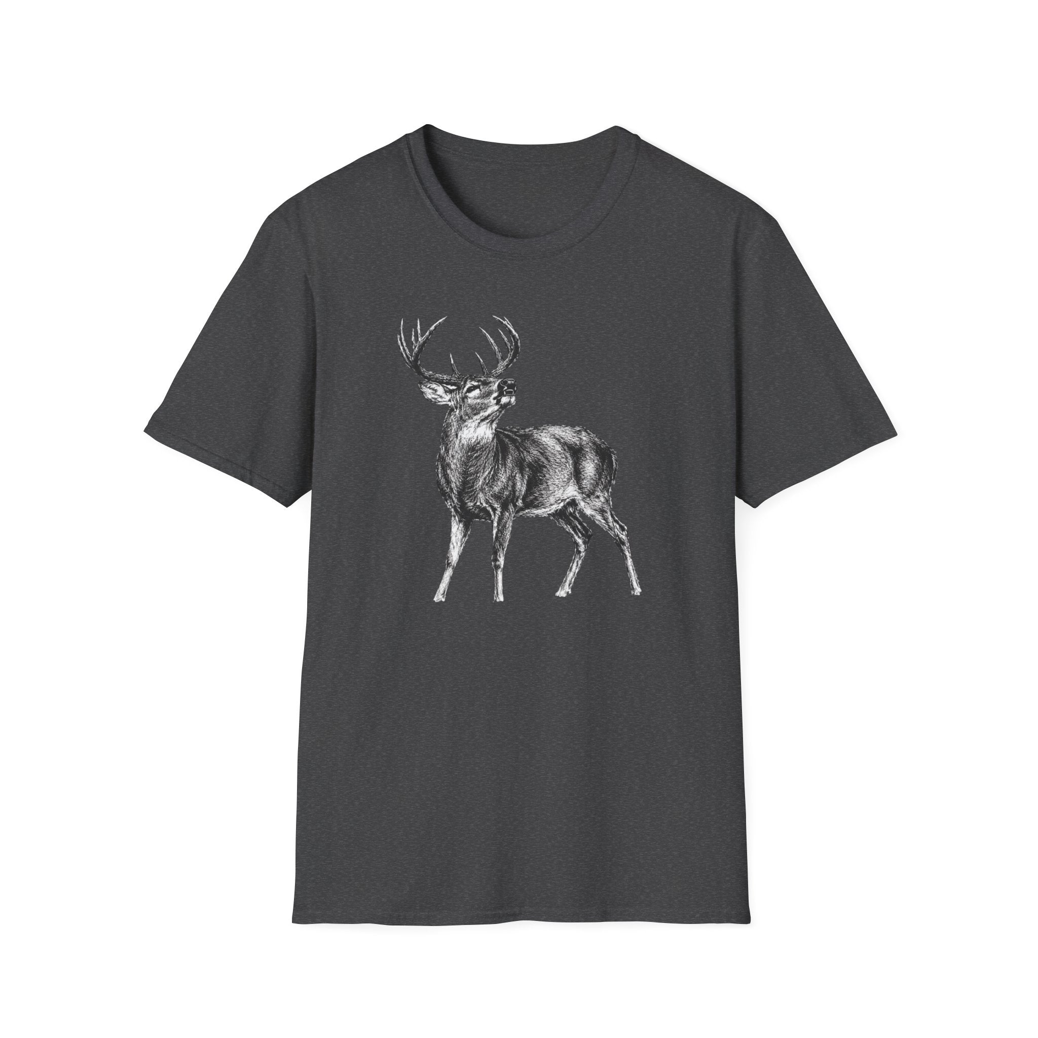 Buck Lip Curl Charcoal‑Shirt