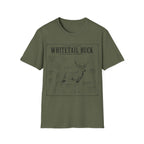 Whitetail Buck Schematic T-Shirt