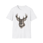 Whitetail Head Charcoal T‑Shirt