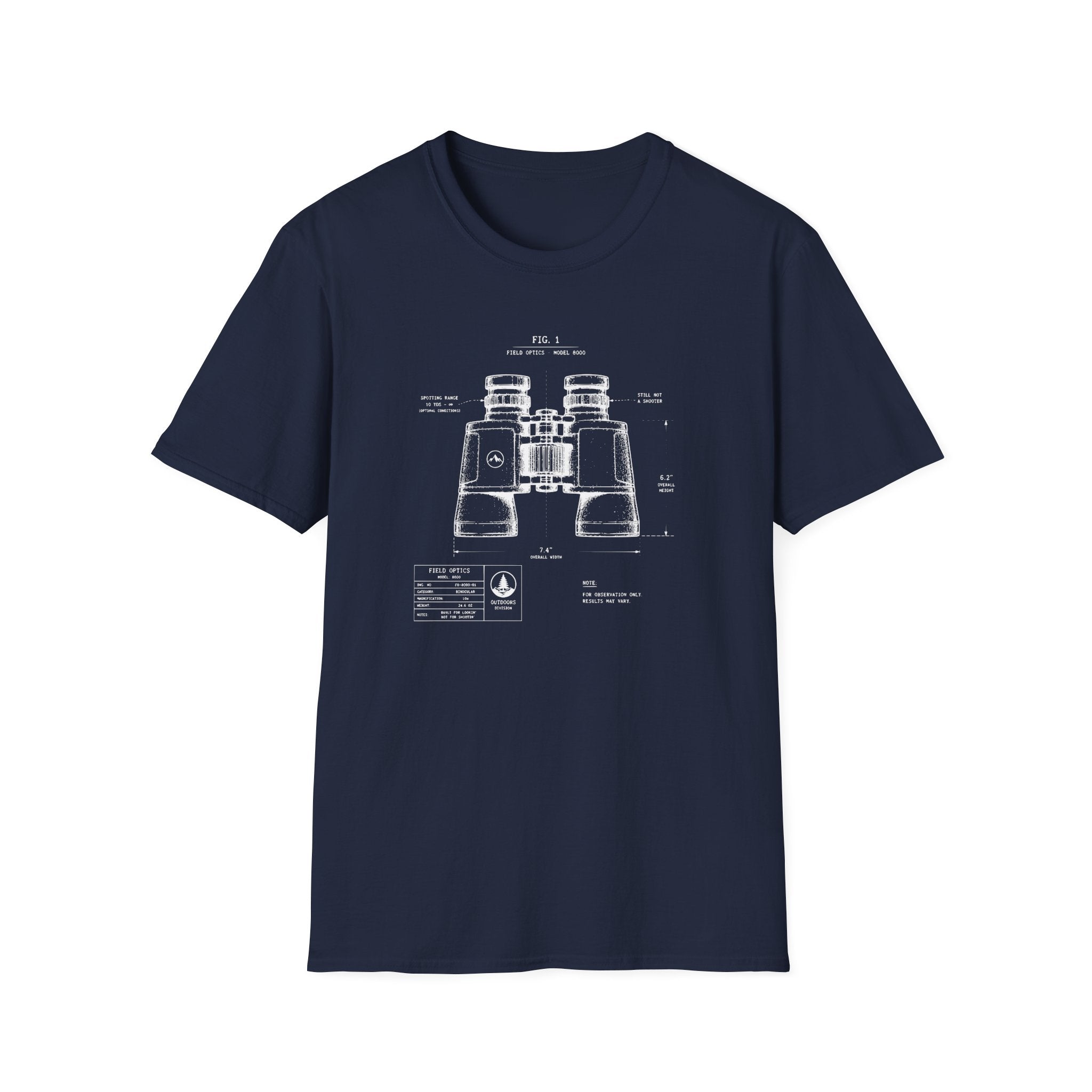 Binocular Blueprint T-Shirt