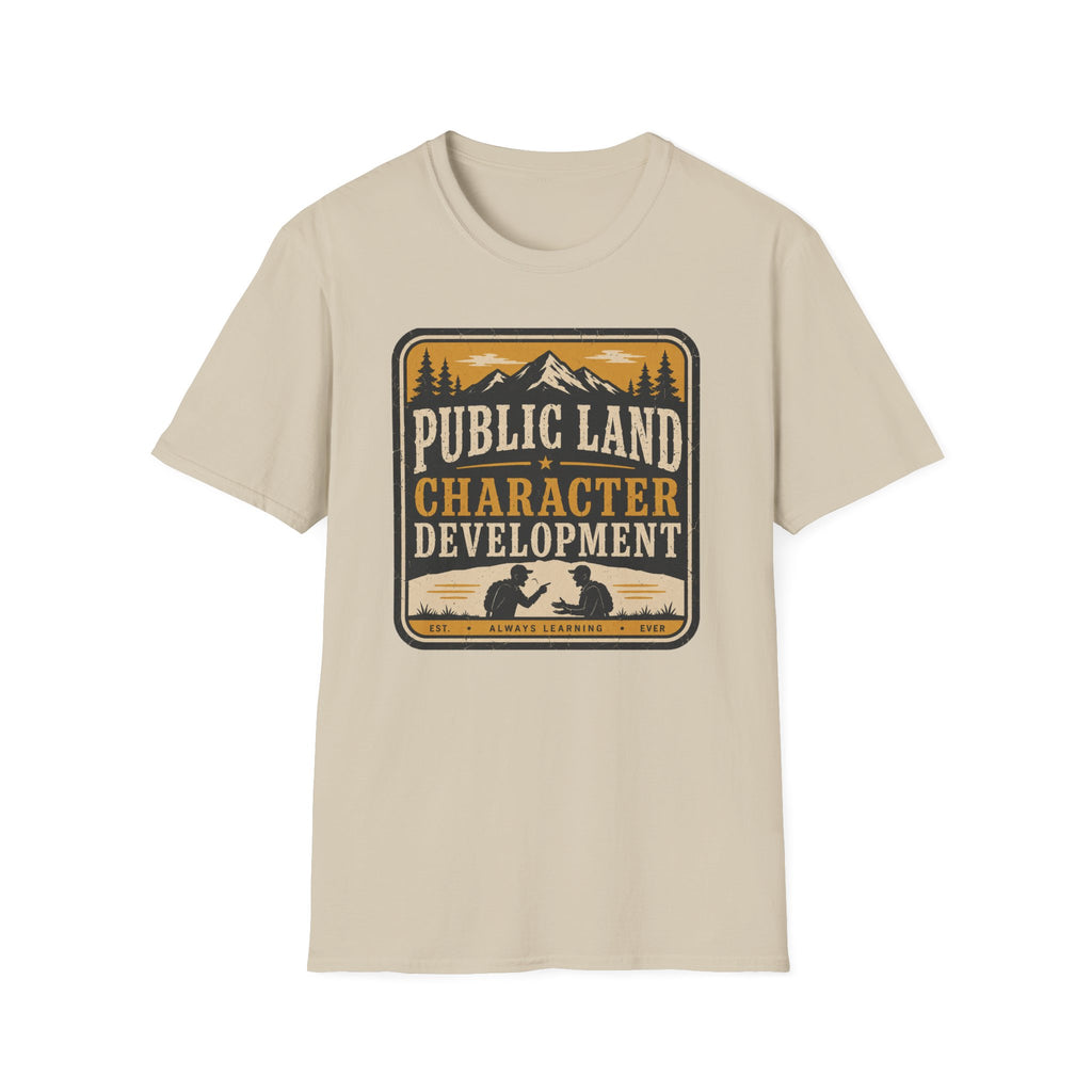 Public Land Character Development T‑Shirt