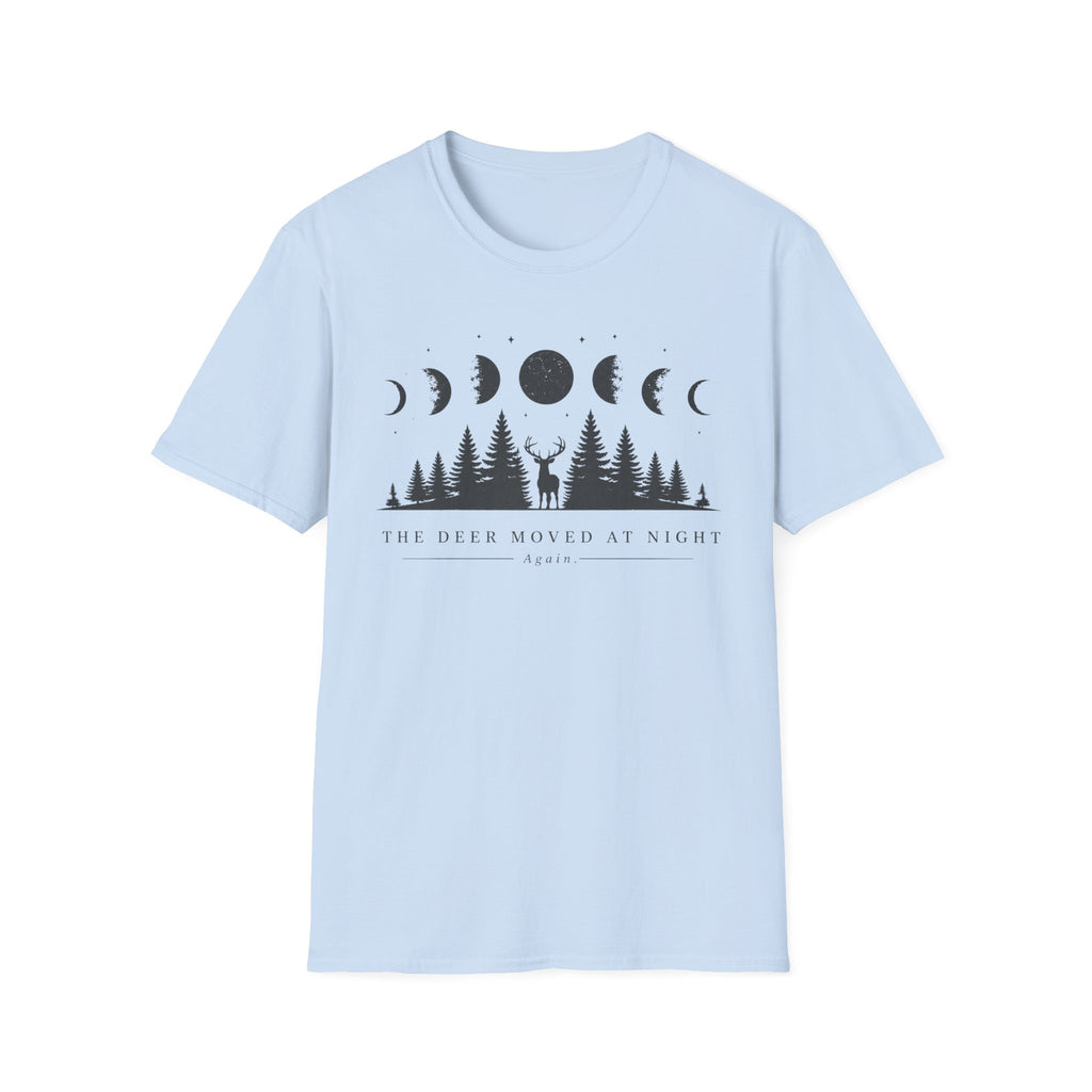 Deer Moved At Night T‑Shirt