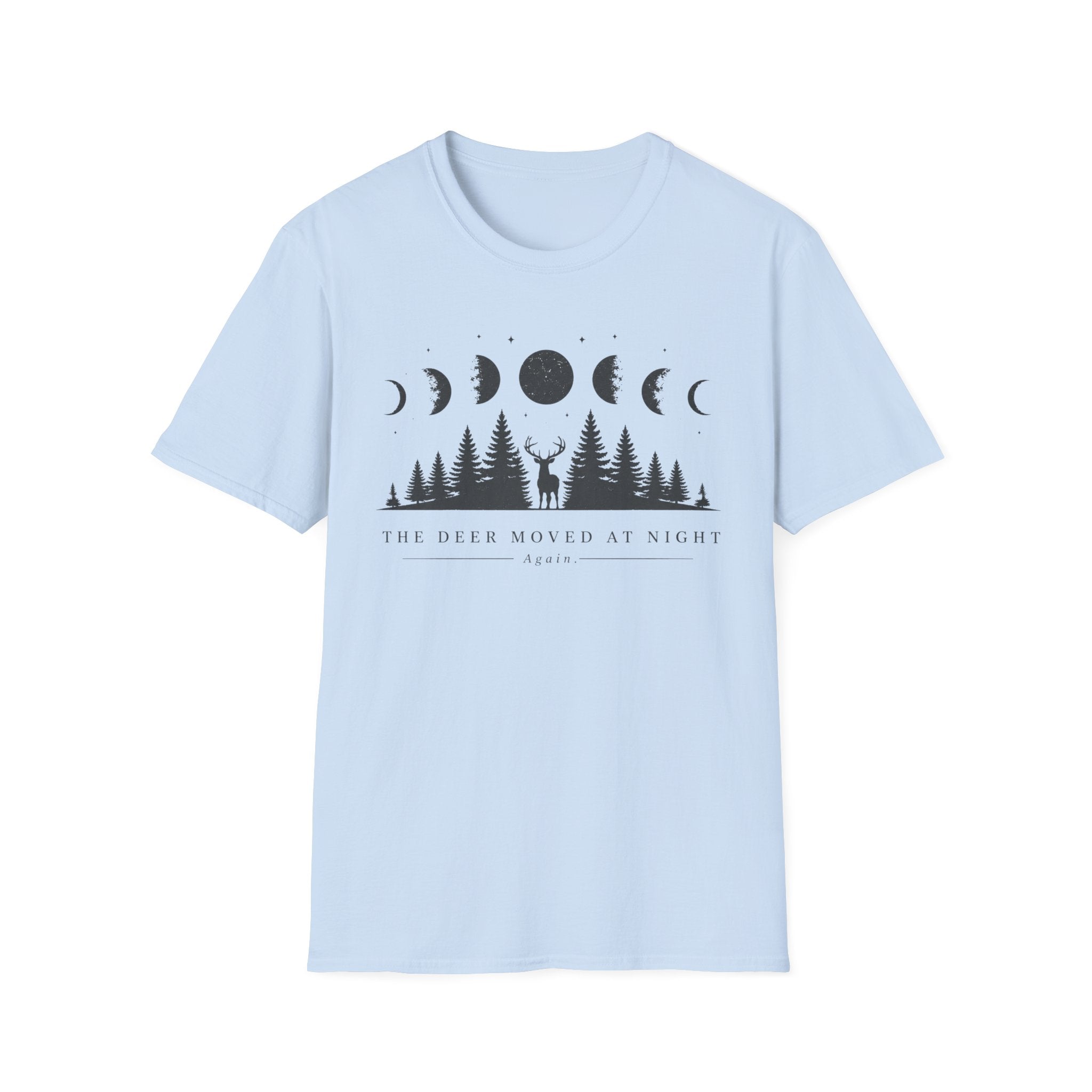 Deer Moved At Night T‑Shirt