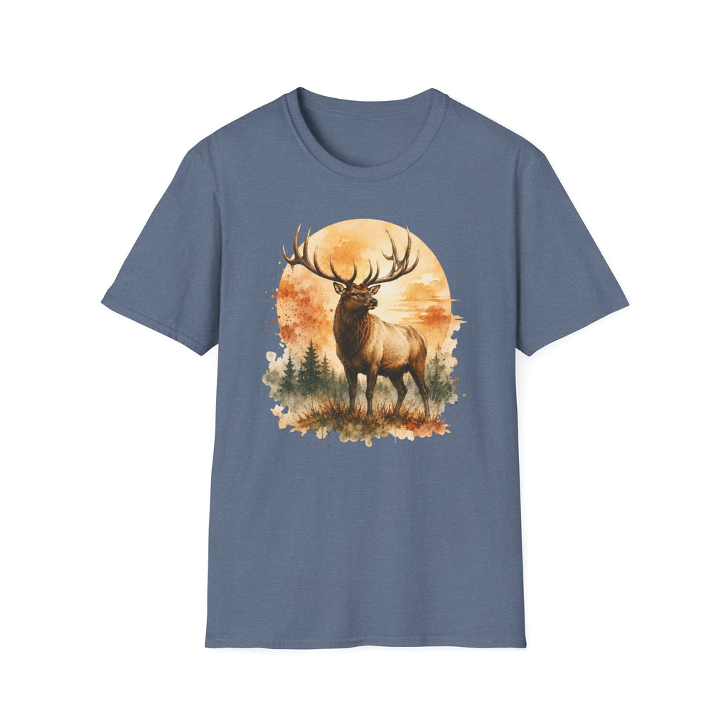 Elk Watercolor T‑Shirt