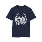 October's Calling Antlers T‑Shirt